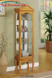 Curio Cabinets 4 Shelf Wood Curio