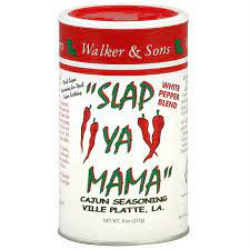 Slap Ya Mama White Pepper Blend Cajun Seasoning 8 Oz Pack Of 12  gambar png