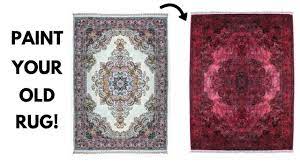 no hle dye a rug with regular latex