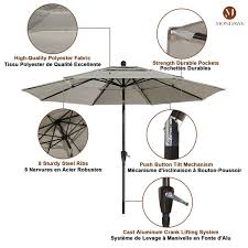 Double Canopy Patio Umbrella 21wf374be