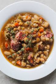 white beans and ham hock stew
