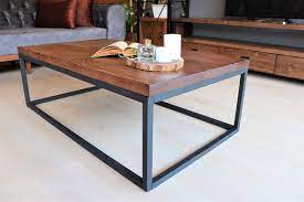 Pİne Solİd Natural Wood Coffee Table