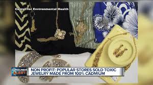 tests show toxin in chain s jewelry