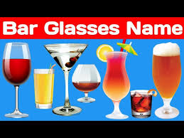 Bar Glass Names And Capacity With