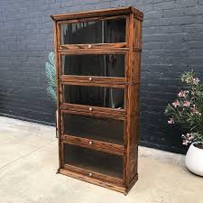 Vintage Barristers Oak Bookcase With