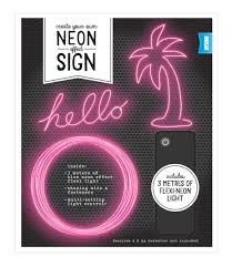 Create Your Own Neon Effect Sign Pink