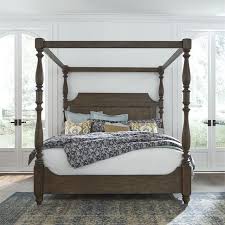 Shop our wood queen canopy beds selection from the world's finest dealers on 1stdibs. Liberty Furniture Homestead Burnished Sage Queen Canopy Bed 693 Br Qcb Big Sandy Superstore Oh Ky Wv