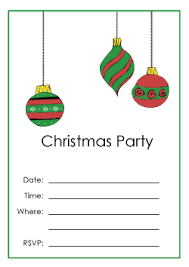 free christmas party invitations you