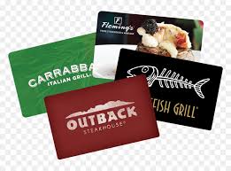 outback steakhouse gift card hd png