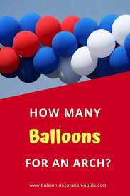 balloon arch calculator how many
