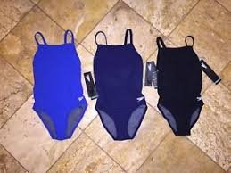 Details About Nwt 84 Speedo Powerplus Flyback Black Blue Navy One Piece Swimsuit Youth Girls