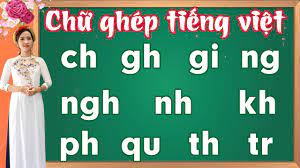 Chữ ghép tiếng việt |11 phụ âm ghép tiếng việt |Bảng chữ cái tiếng Việt -  Learn vietnamese - YouTube