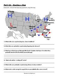 Weather Map Worksheets Printable Home Ideas Easy