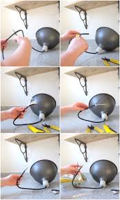 How To Turn A Plug In Light Into A Ceiling Light It S Really Easy