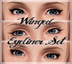 set of 6 winged glamorous eyeliners