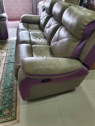 italian leather reclining sofa