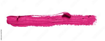 pink lipstick stroke smudge swatch