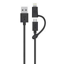 Micro Usb Cable With Lightning Connector Adapter Belkin