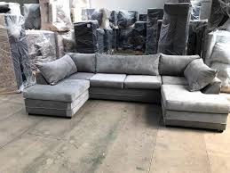 U Shape Sofa Brand New Grey