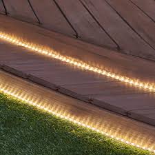 integrated led warm white rope light