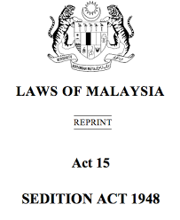 The sedition act, which prime minister najib razak once vowed to repeal, was first imposed by the british in 1948 to stop opposition to colonial rule. Malaysia Sedition Act 1948 Association For Progressive Communications