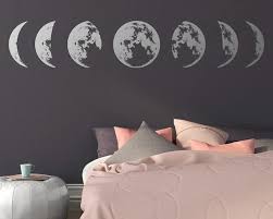 moon phase decor celestial wall art