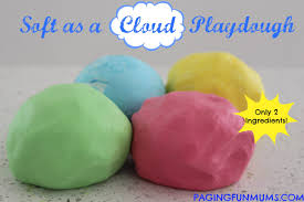 soft as a cloud playdough using only 2
