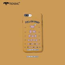 Shop Tronsnic Cute Pigs Phone Case For Iphone Xr Cartoon Eye