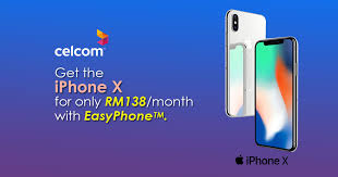 There are four primary plans including celcom first glod plus 98, gold supreme 128, platinum 148 and platinum. Own The Apple Phone X Via Easyphone From Celcom From Only Rm138 Month Free 100gb Super Video Walla Technave
