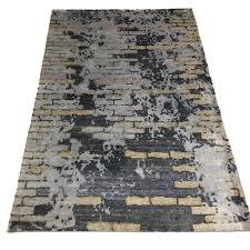 for home brick wall printed silk carpet