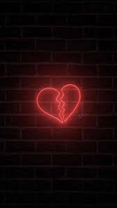 tuta hua dil red led heart wall