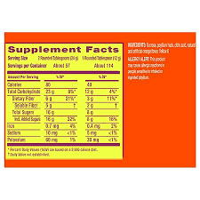metamucil daily fiber supplement
