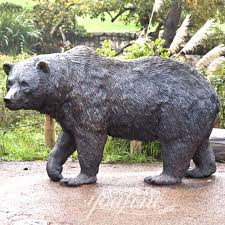 Life Size Bronze Bear Statue Outdoor