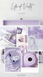 purple aesthetic cute phone violet