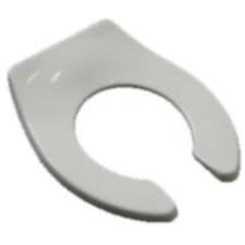 Open Front Less Cover Toilet Seat