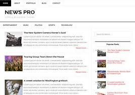 News Pro Responsive Blogger Template 2014 Free Download