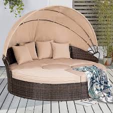 patiomore outdoor patio round daybed