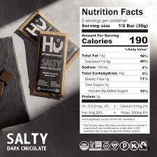 hu salty dark chocolate bar 2 1 oz