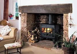 wood burner fireplace