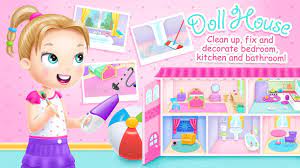 doll house cleanup decoration