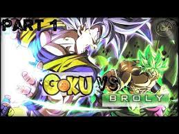 goku vs broly l full fight scene l