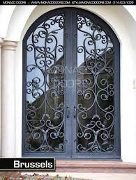wrought iron entry doors monaco doors