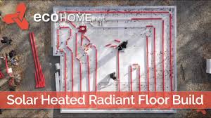 solar heated radiant concrete floor