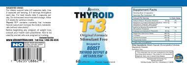 absolute nutrition thyroid t 3 radical