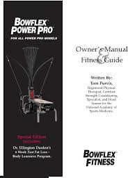 bowflex power pro owner s manual pdf