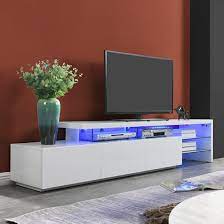 Alanis High Gloss Tv Stand With Storage