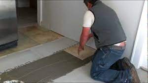 how to install ceramic tiles on a floor