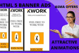 i will design html 5 banner ads for