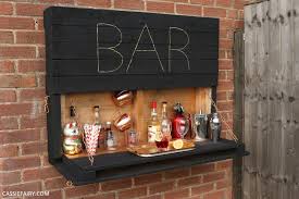 outdoor bar from pallets