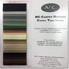 carpet binding options chart carpet